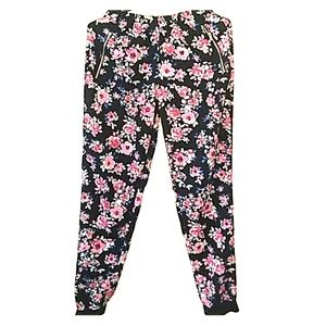Floral print joggers